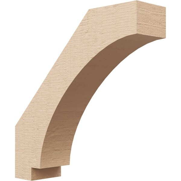 Ekena Millwork 3-inch W x 12-inch D x 12-inch H Imperial Rough Cedar Woodgrain TimberThane Knee Brace, Primed BRCUR03X12X12IMPRCPR - main